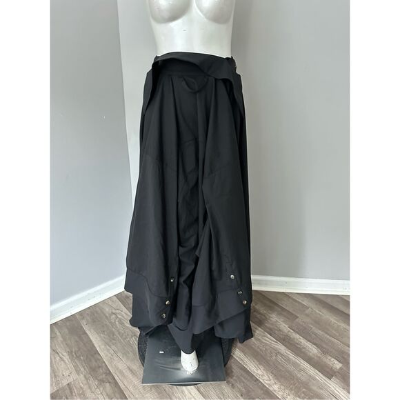 A.W.A.K.E Mode Asymmetrical Ruffle Maxi Skirt Size FR 34 / US 2 $1560 - Picture 7 of 14